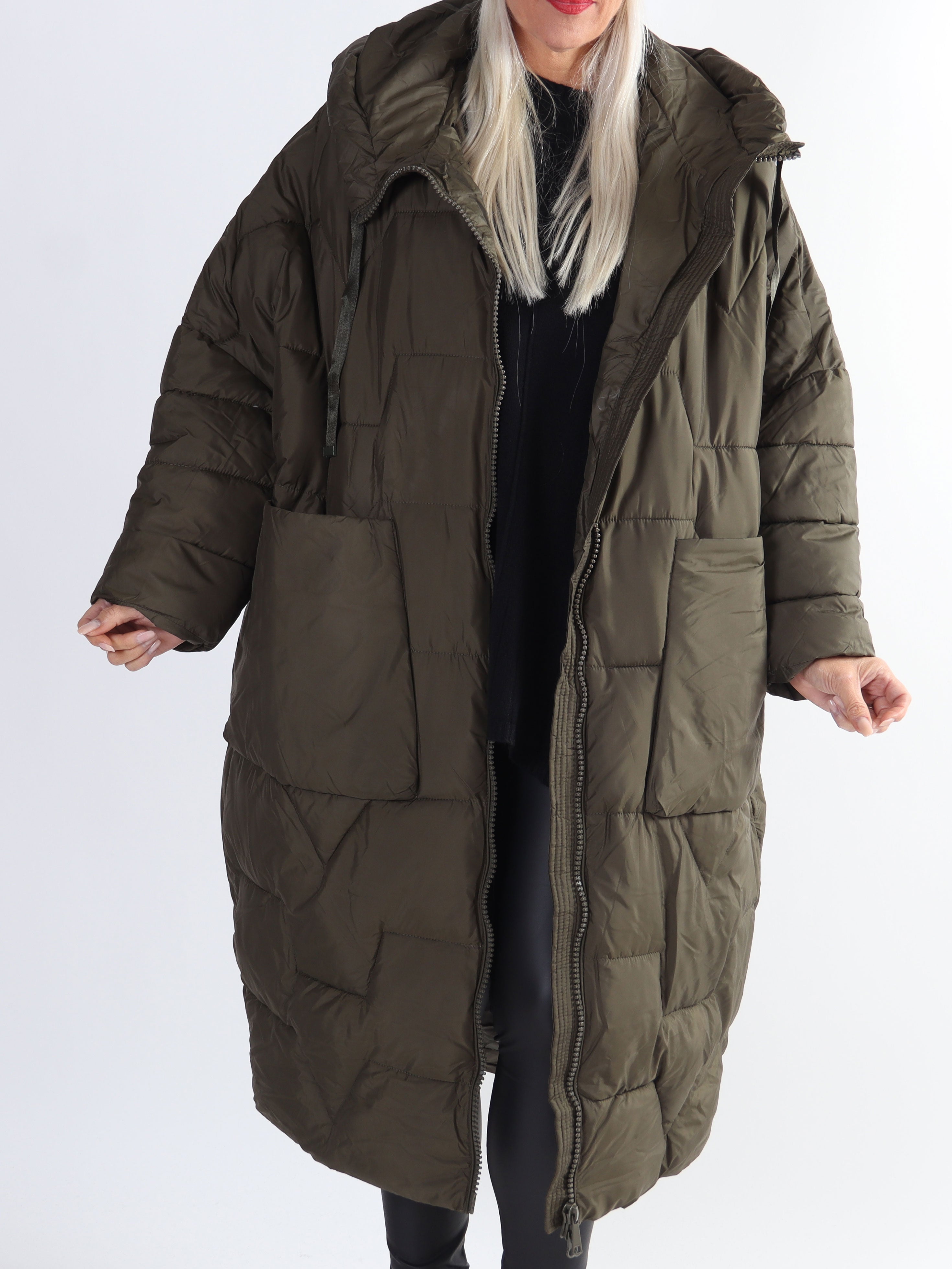 Gabriela - Dynejakke i oversized pasform